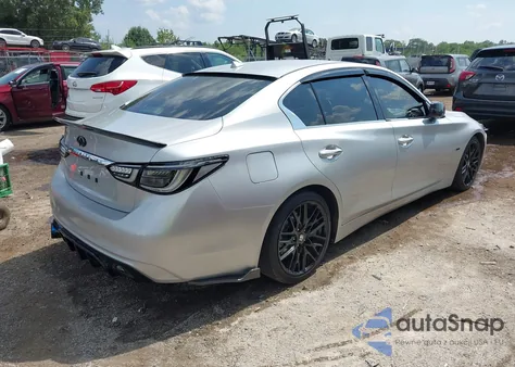 2018 Infiniti Q50 3.0T Luxe z USA, uszkodzony, nr VIN JN1EV7AR4JM437610